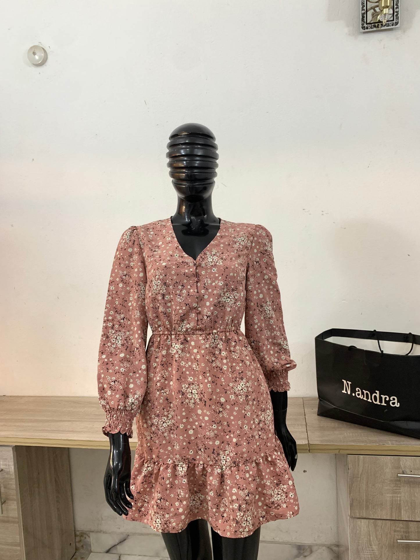 Button up waisted Dress