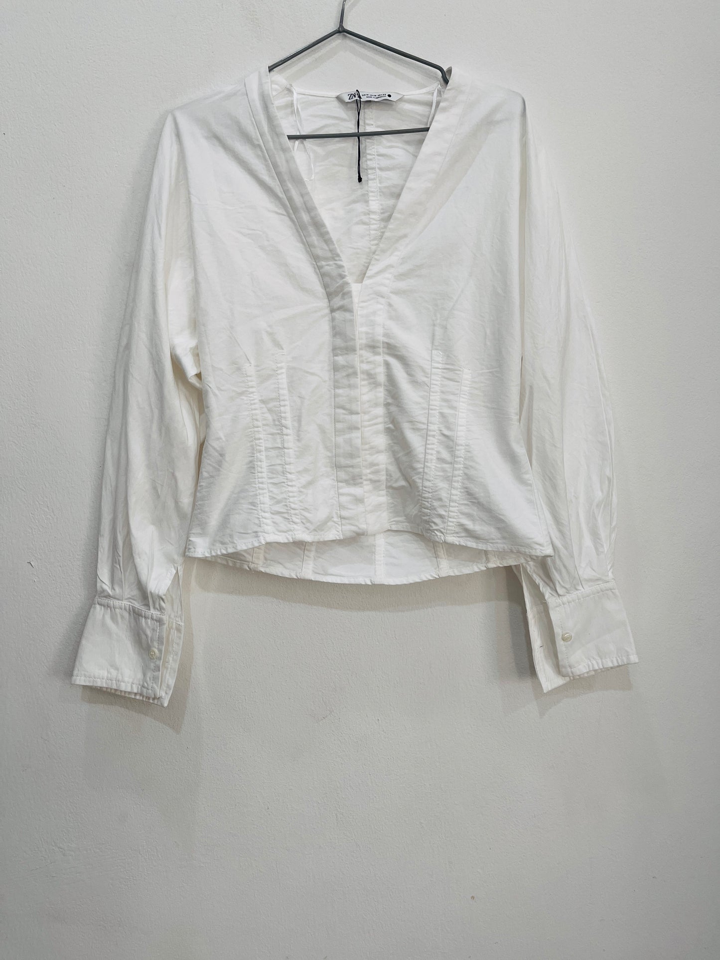 White Zara top