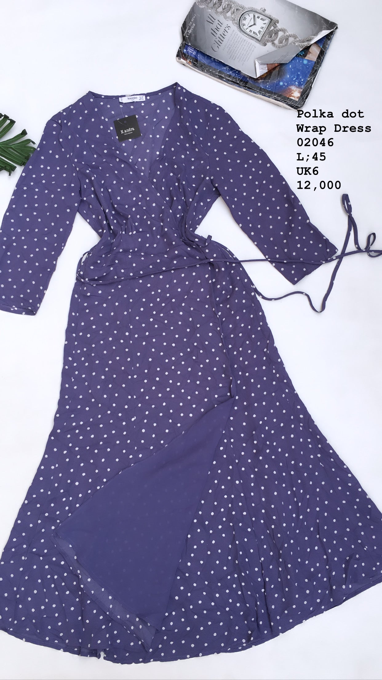 Polka dot Wrap Dress