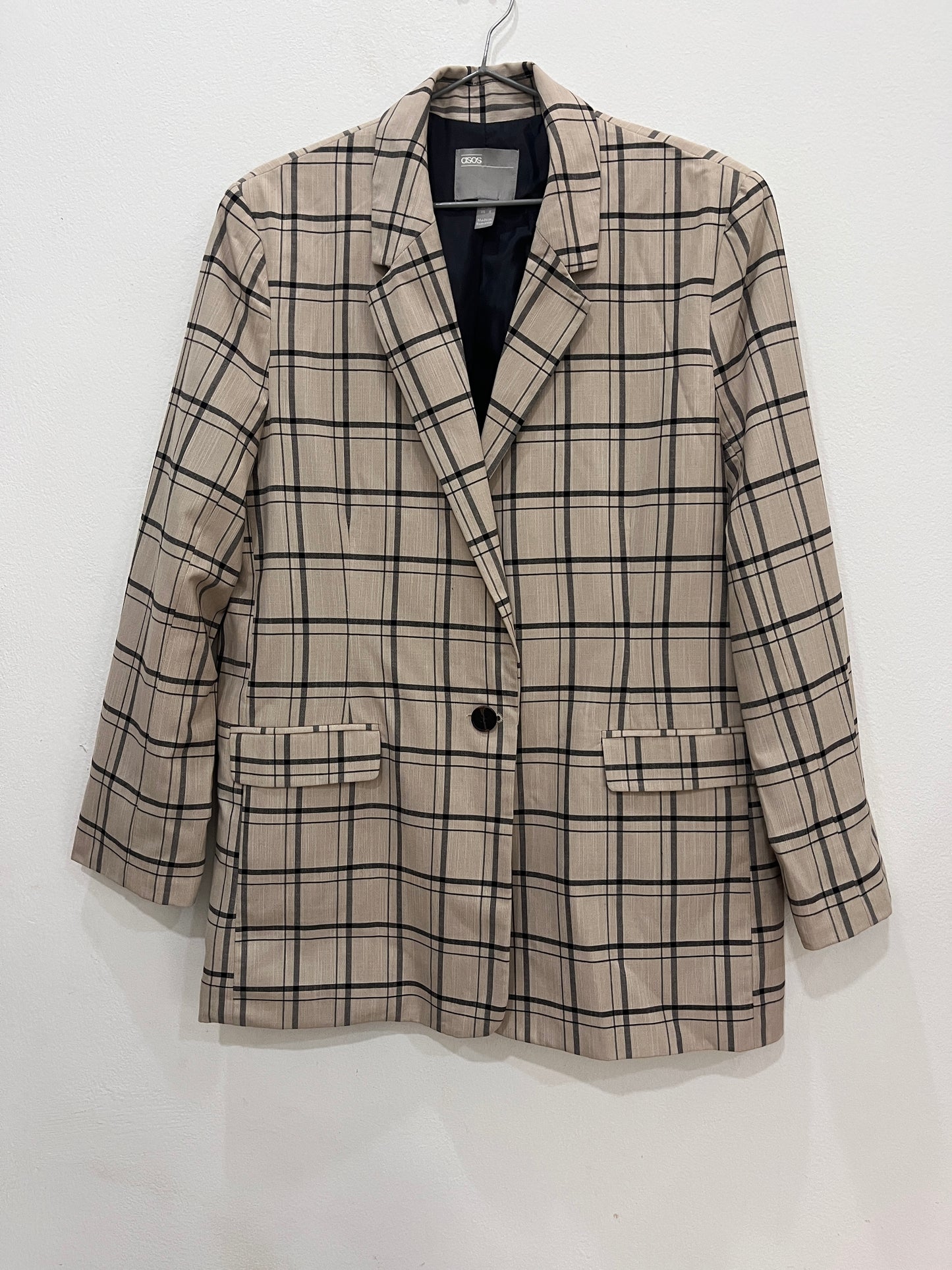 ASOS checkered blazer