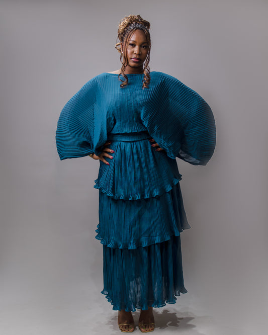 Mari Pleated Co-Ord Set