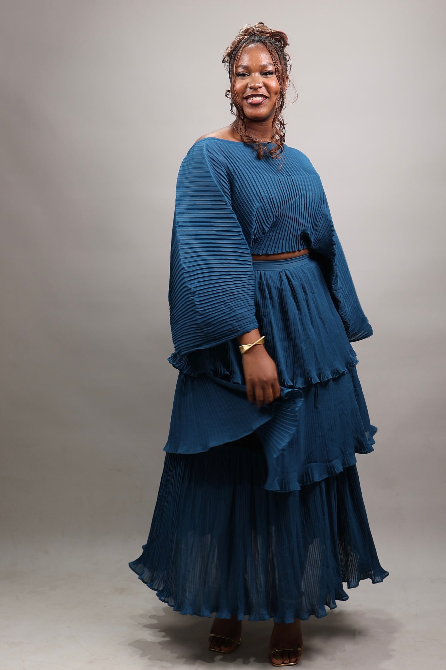 Pleated Co-Ord Set
