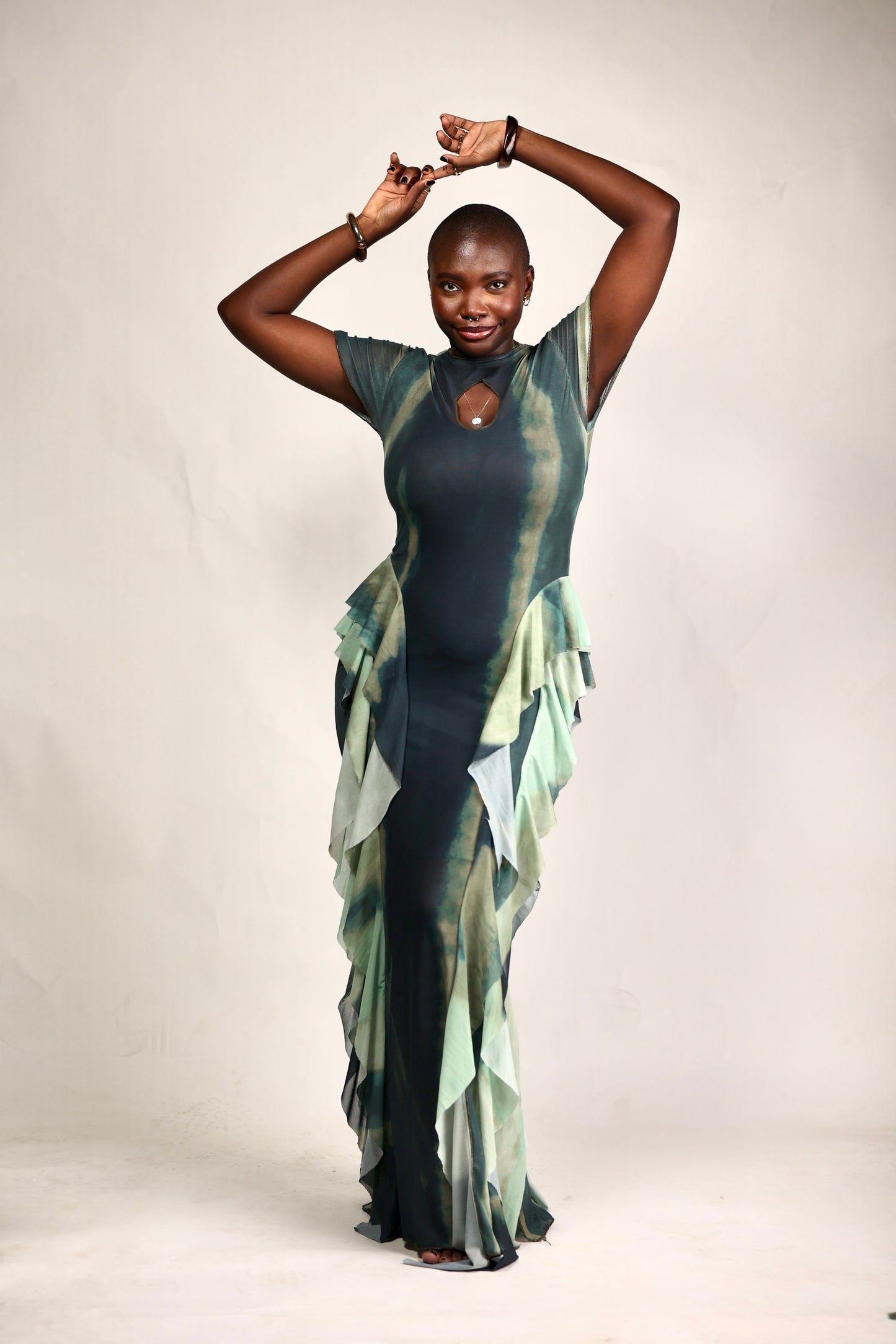 Green Amira Dress