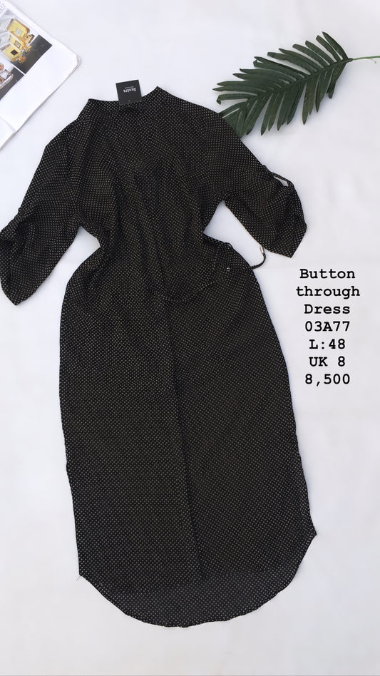 Button through dress