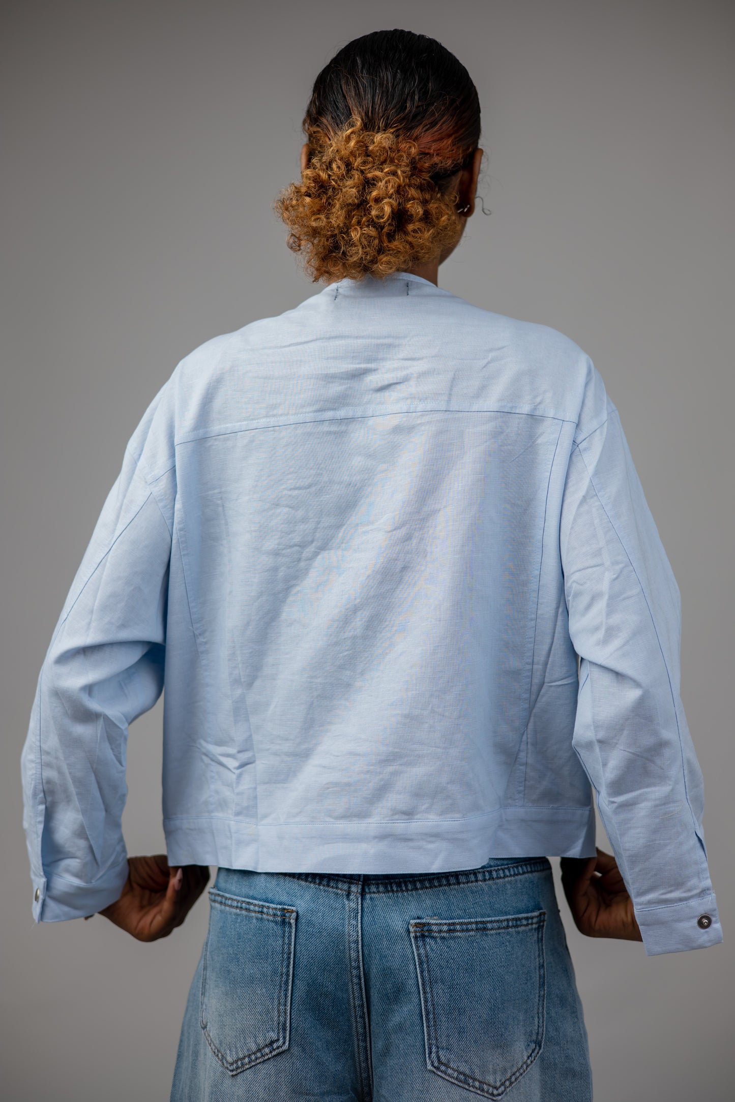Sky Blue Cotton Shirt