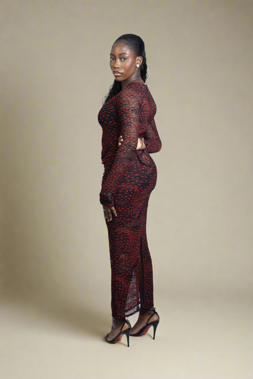 Gia Dress - Red