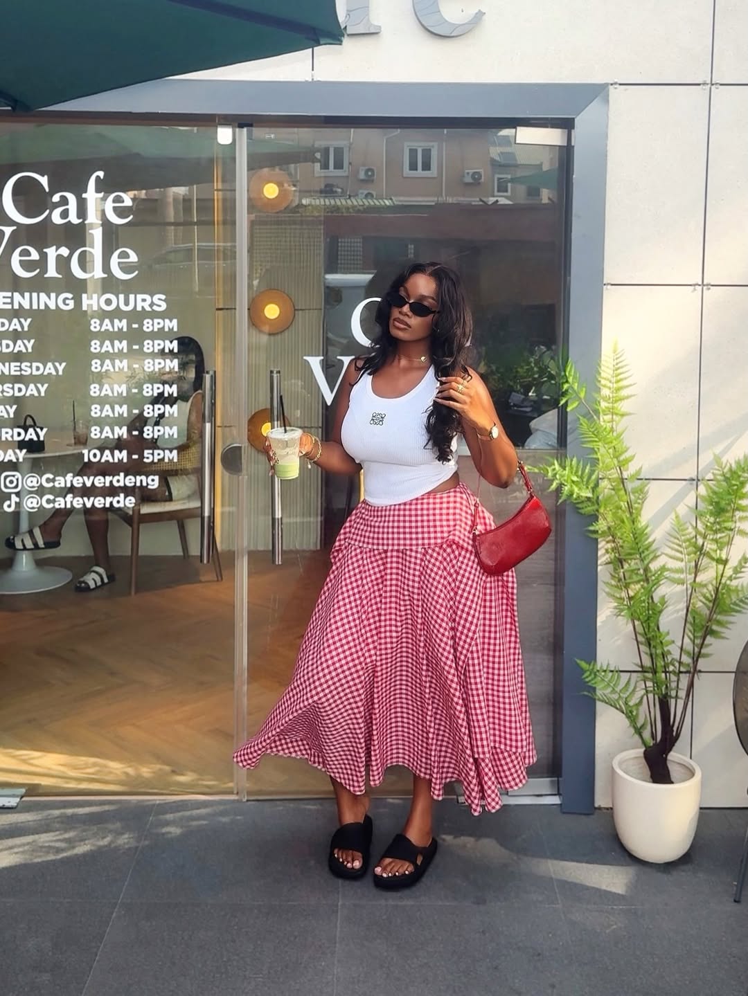 Gingham Skirt (Regular, Midi and Maxi Length)