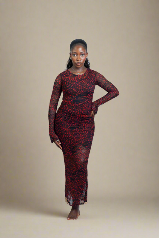 Gia Dress - Red