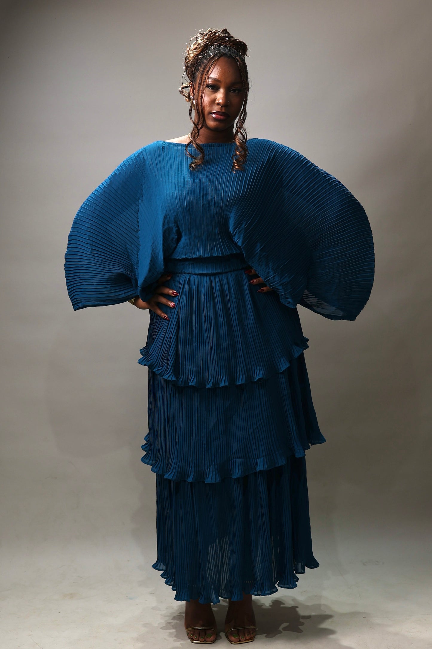 Pleated Co-Ord Set