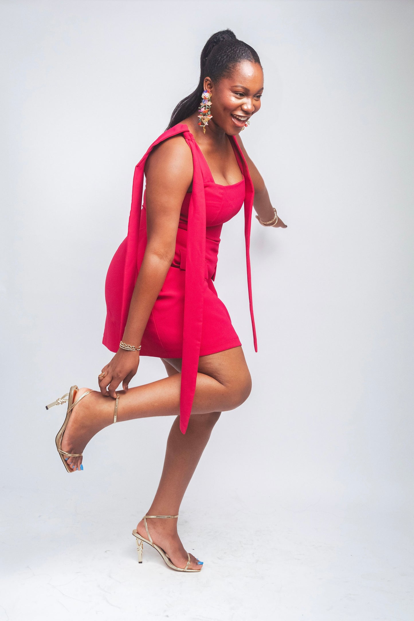 Poppy Mel Structured Dress