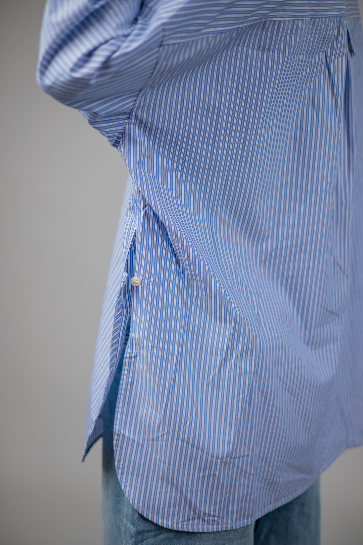 Striped Oversize Cotton Shirt