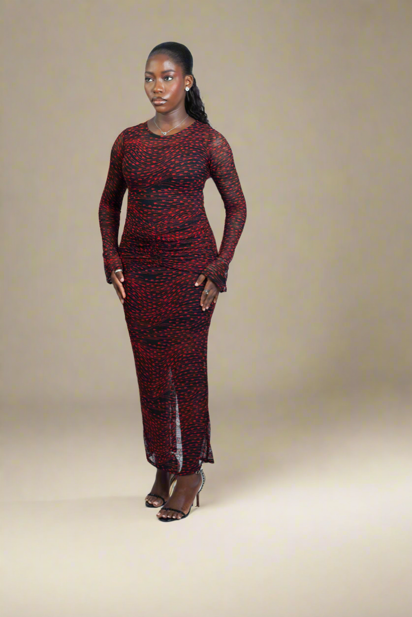 Gia Dress - Red