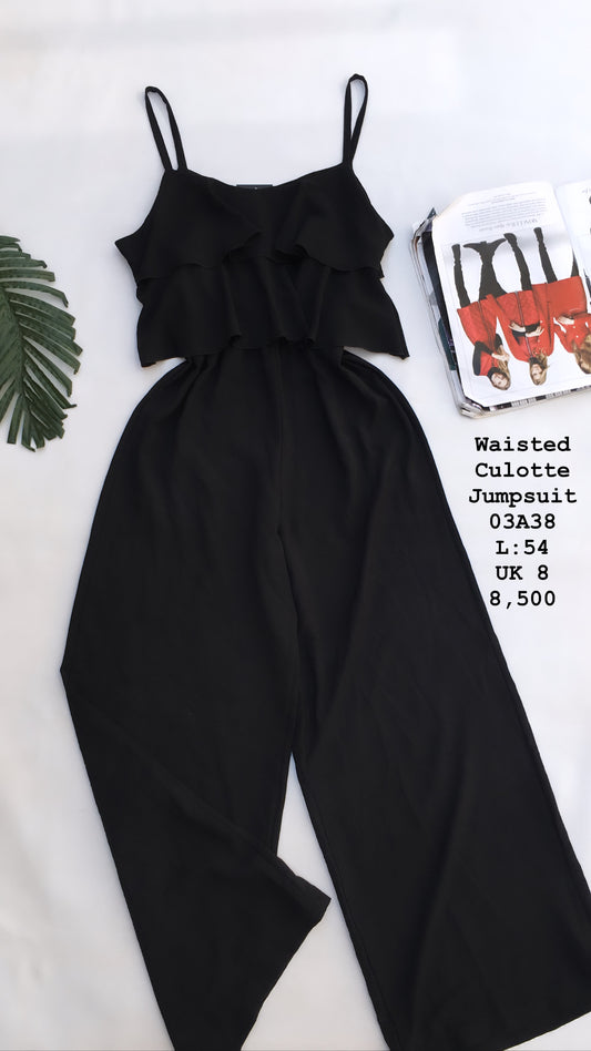 Waisted Culotte jumpsuit