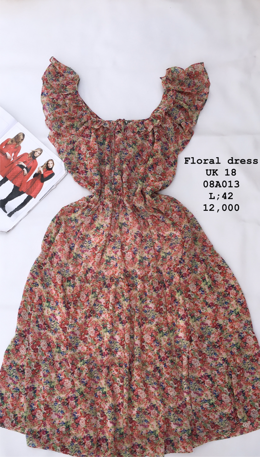 Floral midi dress