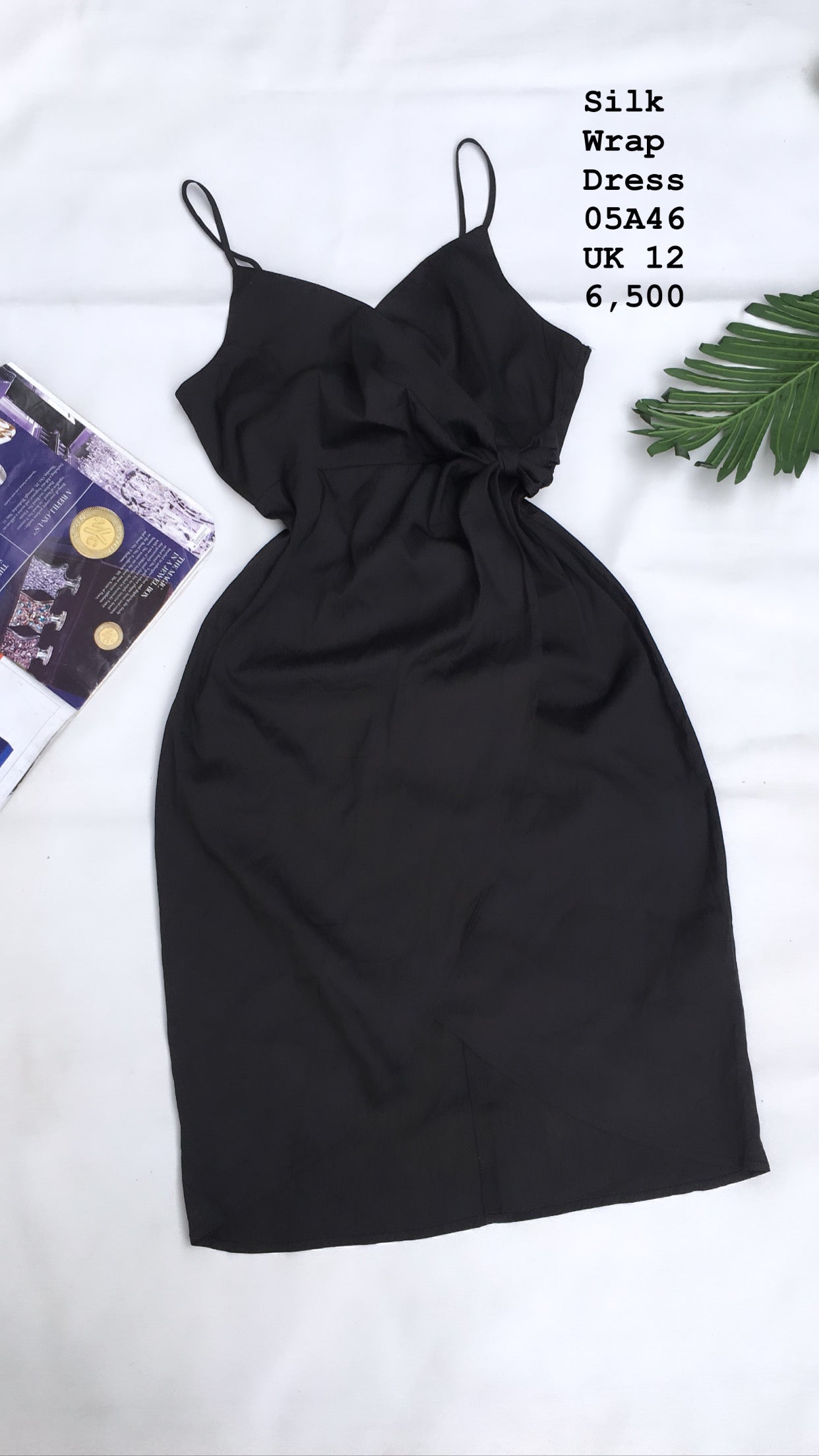 Silk wrap dress