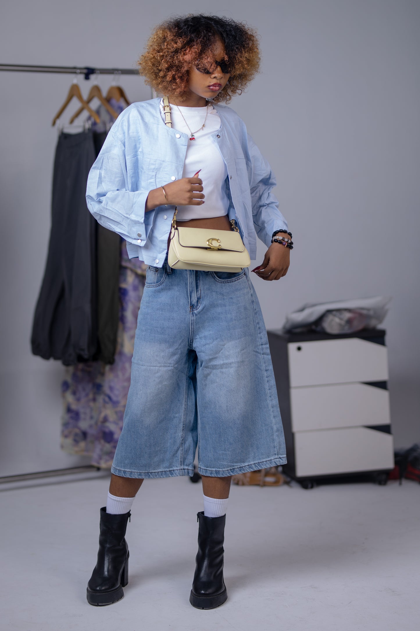 Sky Blue Cotton Shirt