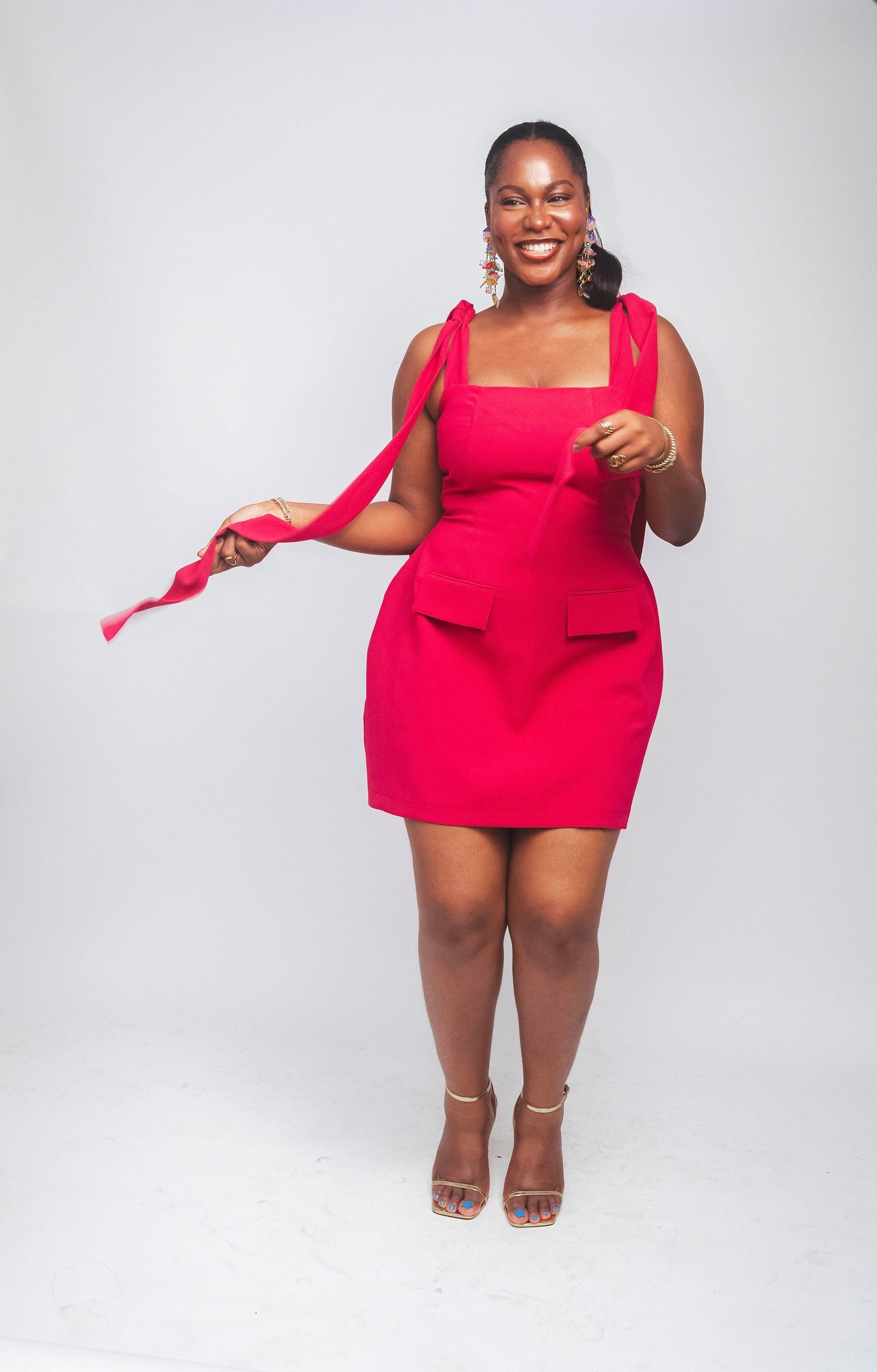 Poppy Mel Structured Dress