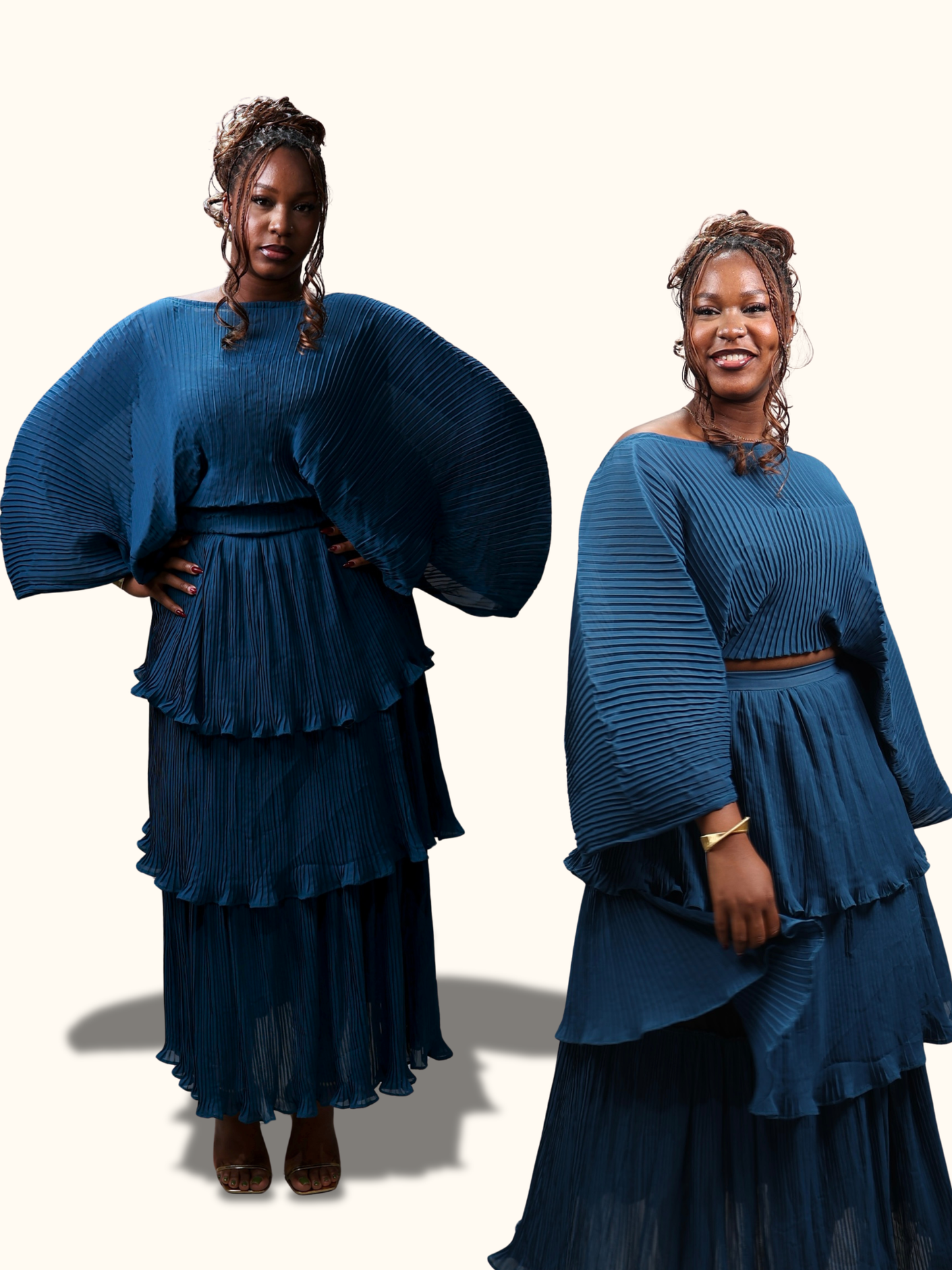 Pleated Co-Ord Set