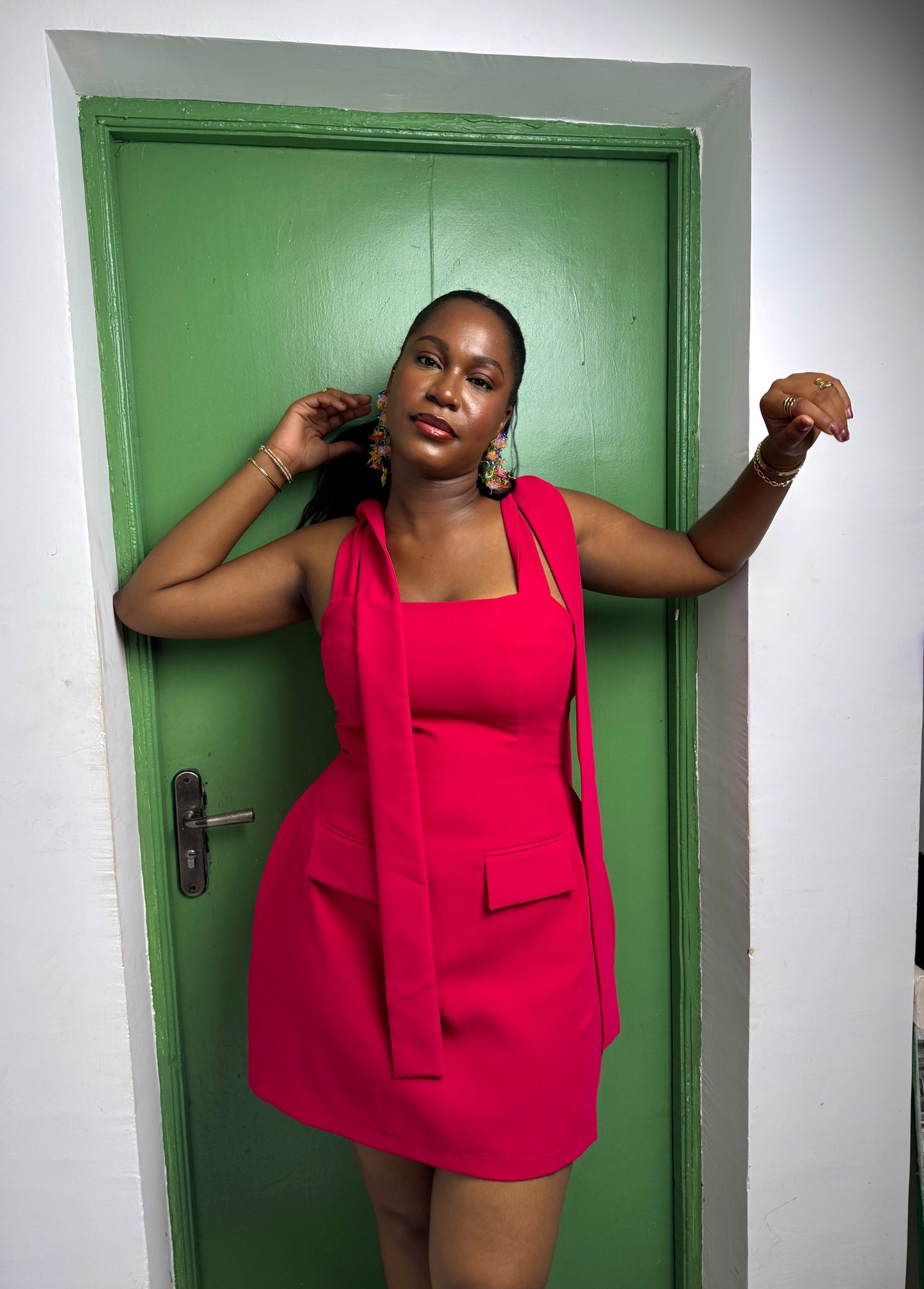 Poppy Mel Structured Dress